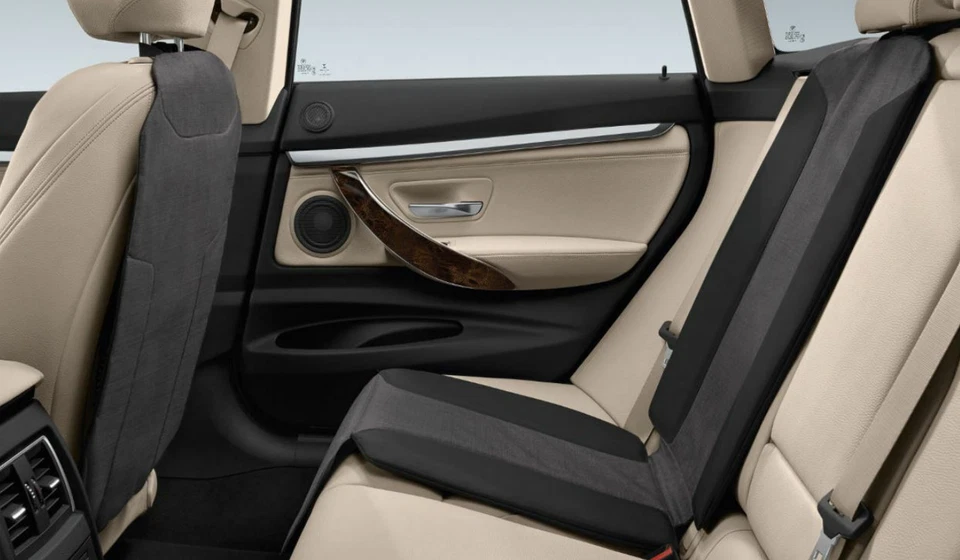 Original BMW iX3 und X3 Lehnenschutz und Kindersitzunterlage schwarz-grau - Bild 1 von 2