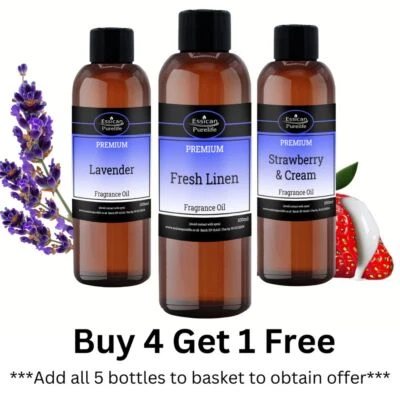 100ML Fragrance Oil - 130+ Scents - Candle Bath bomb Soap Making Wax Melts IFRA