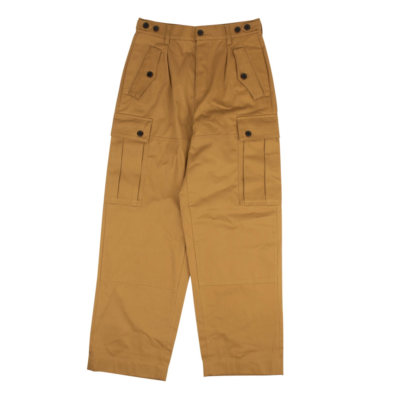 NWT LOEWE Camel Cargo Pocket Trousers Pants Size 46 $785