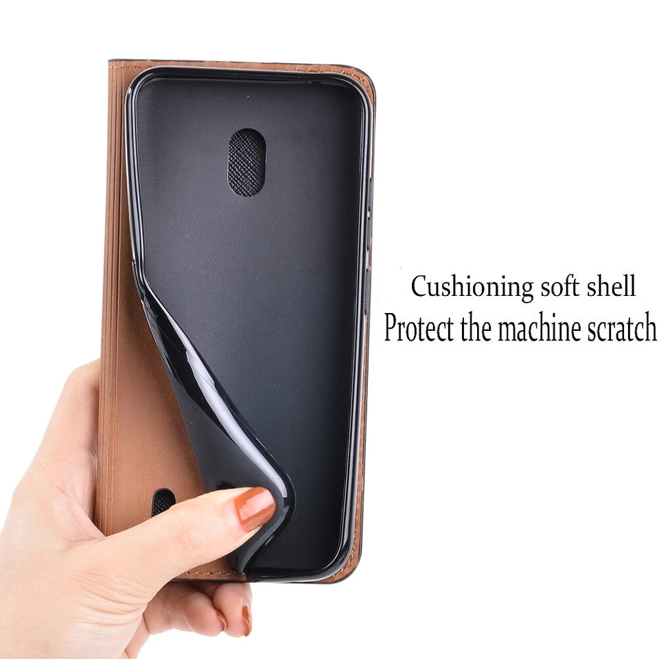 PU Leather Stand Wallet Cover Case For Nokia 4.2/6.2/7.2/G10/G20/G42/C21/C2/C32 - Image 3 of 4