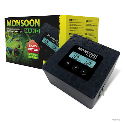 ExoTerra Monsoon Nano Programmierbares Beregnungssystem mit super Leistung NEU!
