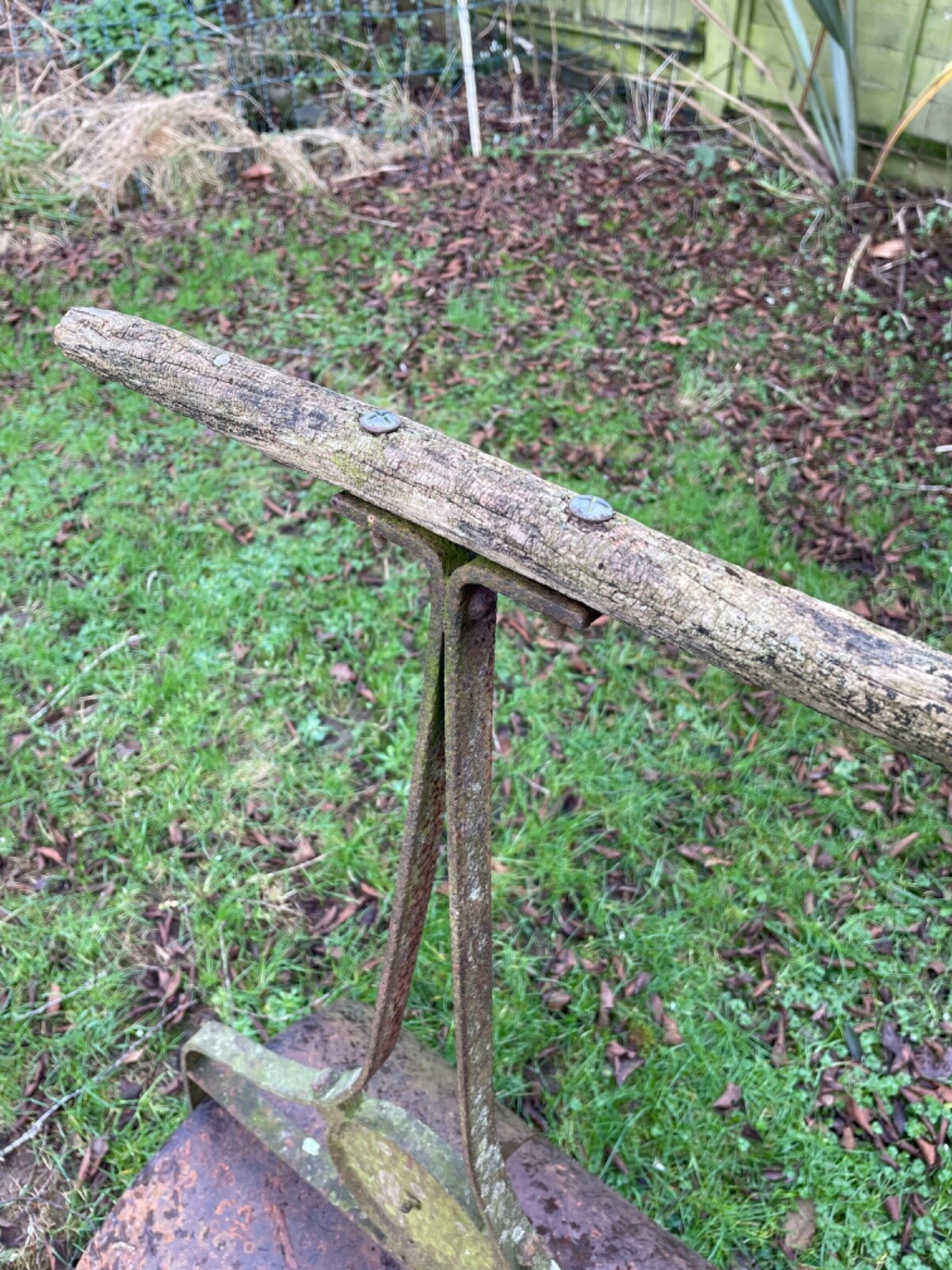GARDEN ROLLER VINTAGE, CAST IRON and CONCRETE, garden ornament eBay