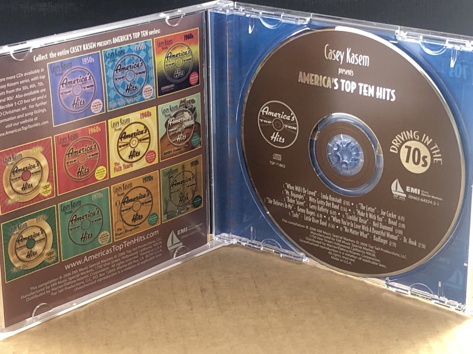 Casey Kasem, 1970’s, Driving in the 70s CD, MULTIPLE CD'S SHIP FREE eBay