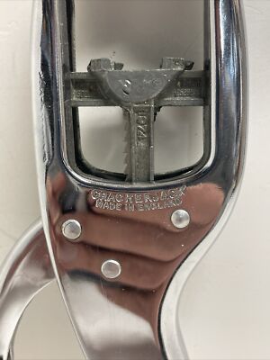 Vintage Crackerjack Style Nut Cracker 1974 Silver Classic