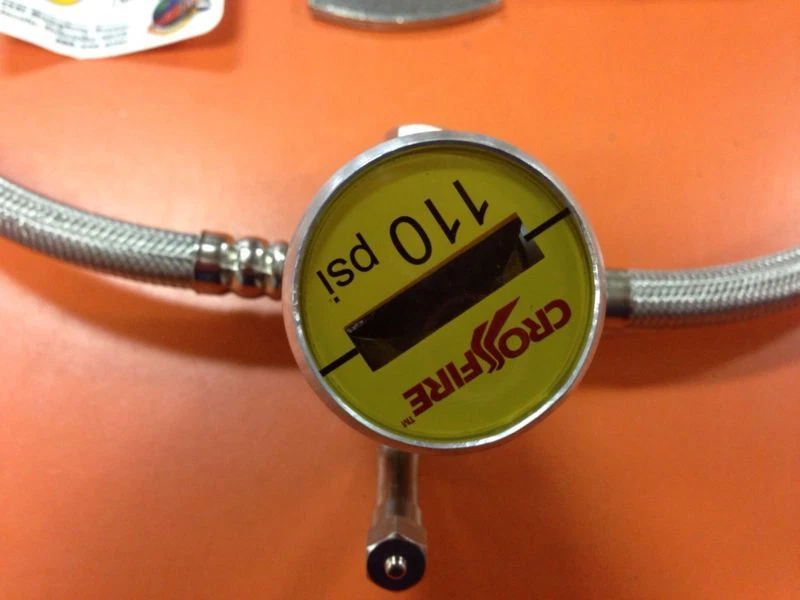 (Paquete de 4) Ecualizador de presión de neumáticos doble Crossfire 110 PSI para camión RV remolque Foto 3 de 4