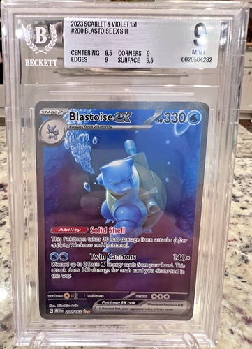 Blastoise ex graded BGS 9 for sale on eBay