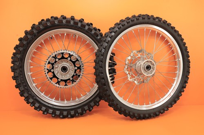 #ad 2013 07 24 RMZ250 RMZ 250 EXCEL Front Rear Wheel Set Hub Rim Spokes Tires 21 19 $309.99