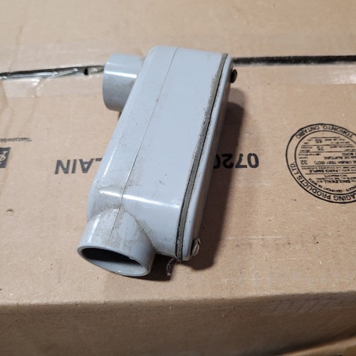 (4 Stück) Kraloy 078141 LB07 3/4" Typ LB Zugang Fittings Rohr Körper PVC