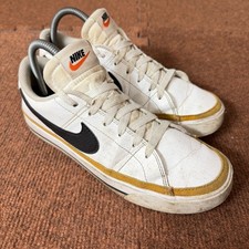Nike Court Legacy Next Nature White Black Ochre DH3161-100 Women's Size 7.5 C