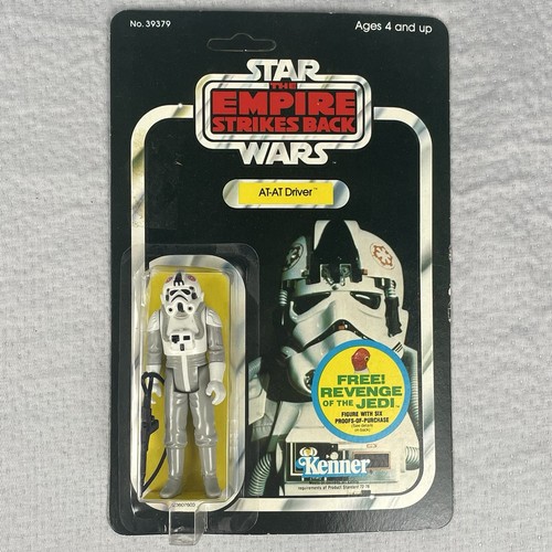Vintage Star Wars ESB AT-AT Driver Actionfigur 48C Card Back 1982 MOC Kenner