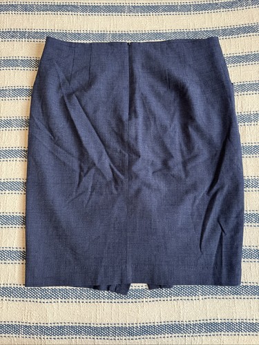Loft 12 Skirt Tulip Hem Blue Lined Pockets - Picture 5 of 5