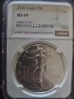2026 $1 Silver Eagle NGC MS69 Brown Label