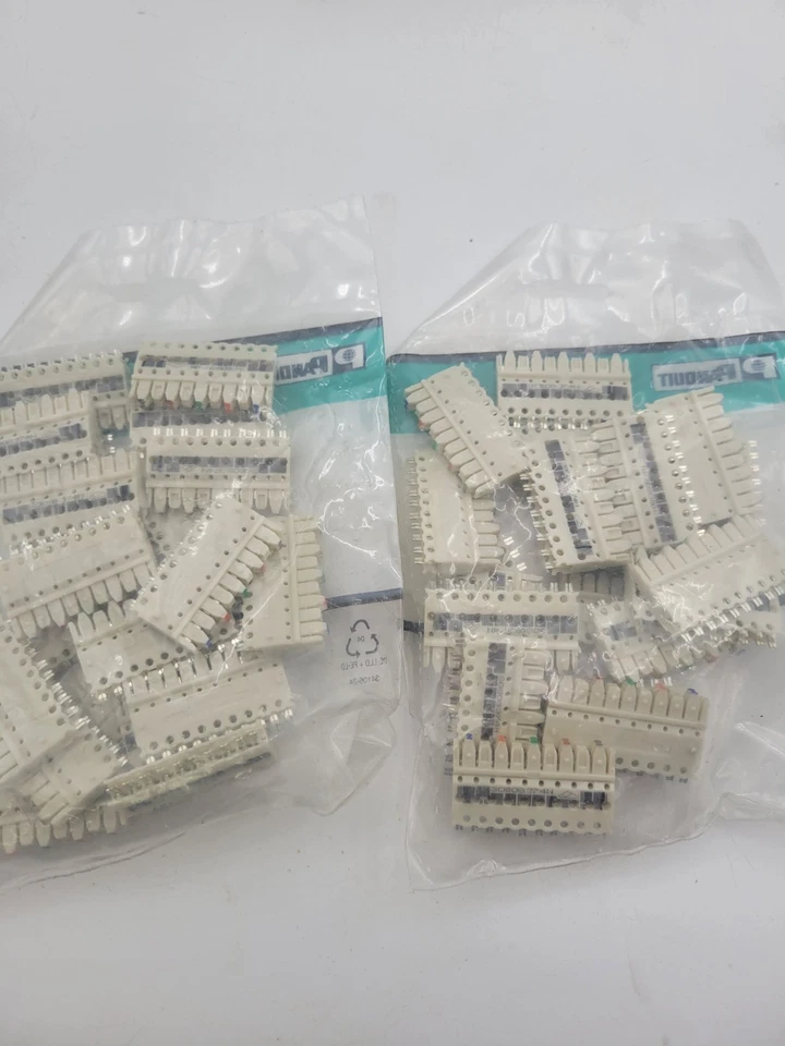Panduit - P110CB5-K20Y - 110 Wiring Block Kit - 19 In Package Lot  Of 2 - Image 2 of 4