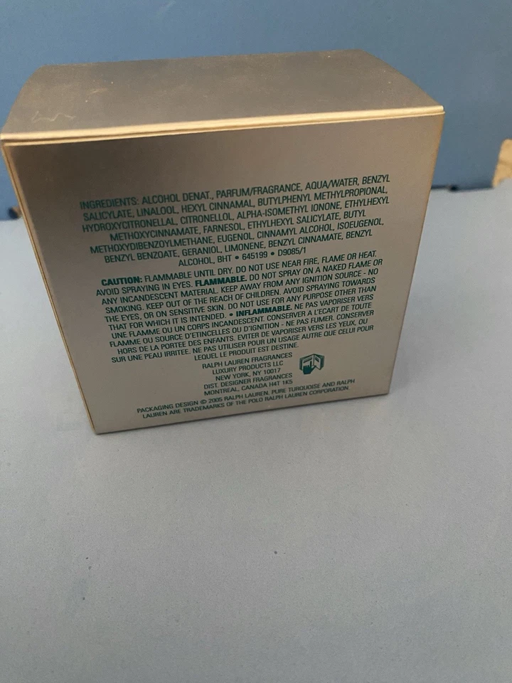 Ralph Lauren turquesa pura 2,5 fl oz EDP Foto 2 de 2