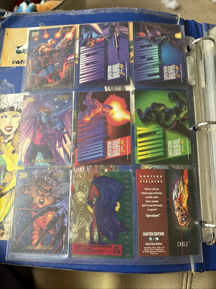 Marvel Fleer Ultra 94 And 95, 94 Masterpieces Binder - Image 2 of 4