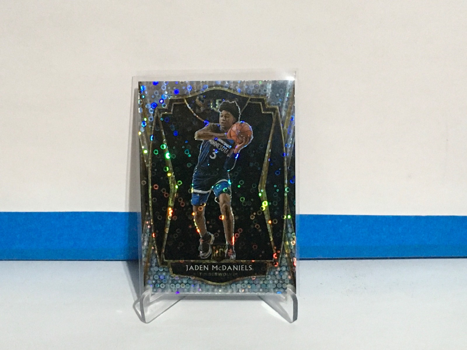 2020-21 Select Premier Level Disco Prizm #197 Jaden McDaniels RC Timberwolves