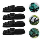  16 Pcs Spikes Shoes Grass Lawn Aerator Straps Sandals Fixing Band