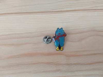 Kragen Latzhose Herzreste Scheiße Vintage Pin Badge