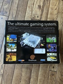Sega Dreamcast Complete System New Unused In Box. RARE Mint Condition Unit.