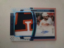 Abraham Toro 2020 Panini National Treasure RC Material Autograph Patch #160 /25