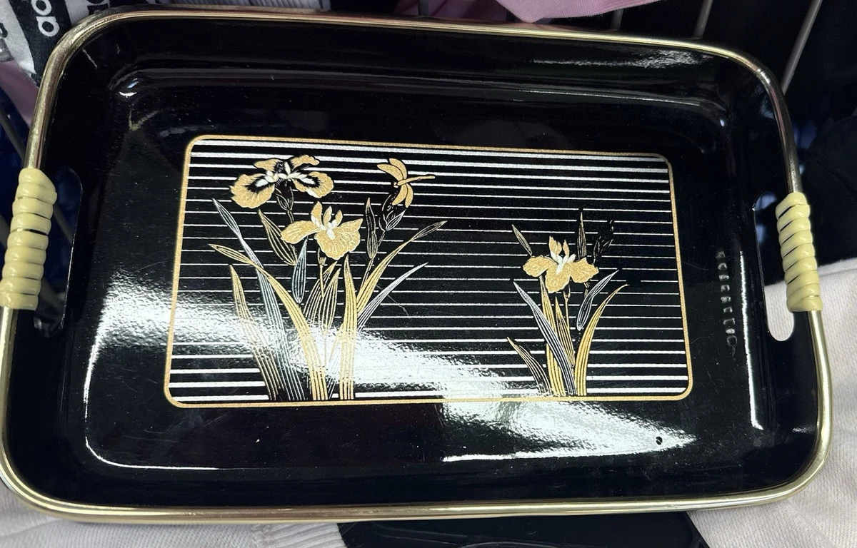 复古日本漆器托盘印第安纳收藏托盘和浅盘| eBay