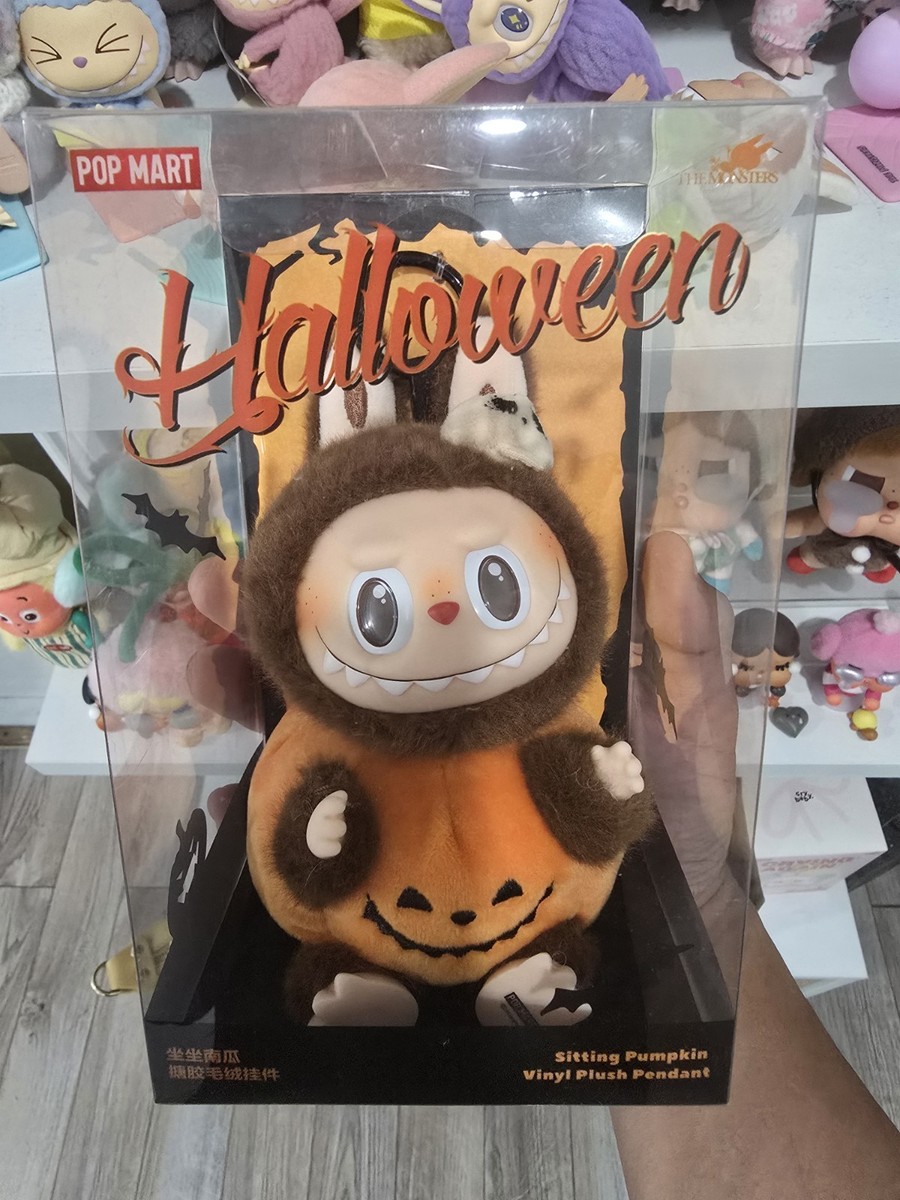 正規品　POP MART ラブブ　ハロウィン Sitting Pumpkin POP MART LABUBU Halloween Sitting Pumpkin Vinyl Plush