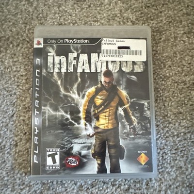 Sony PlayStation 3 Infamous 2009 Complete CIB, Cleaned Tested