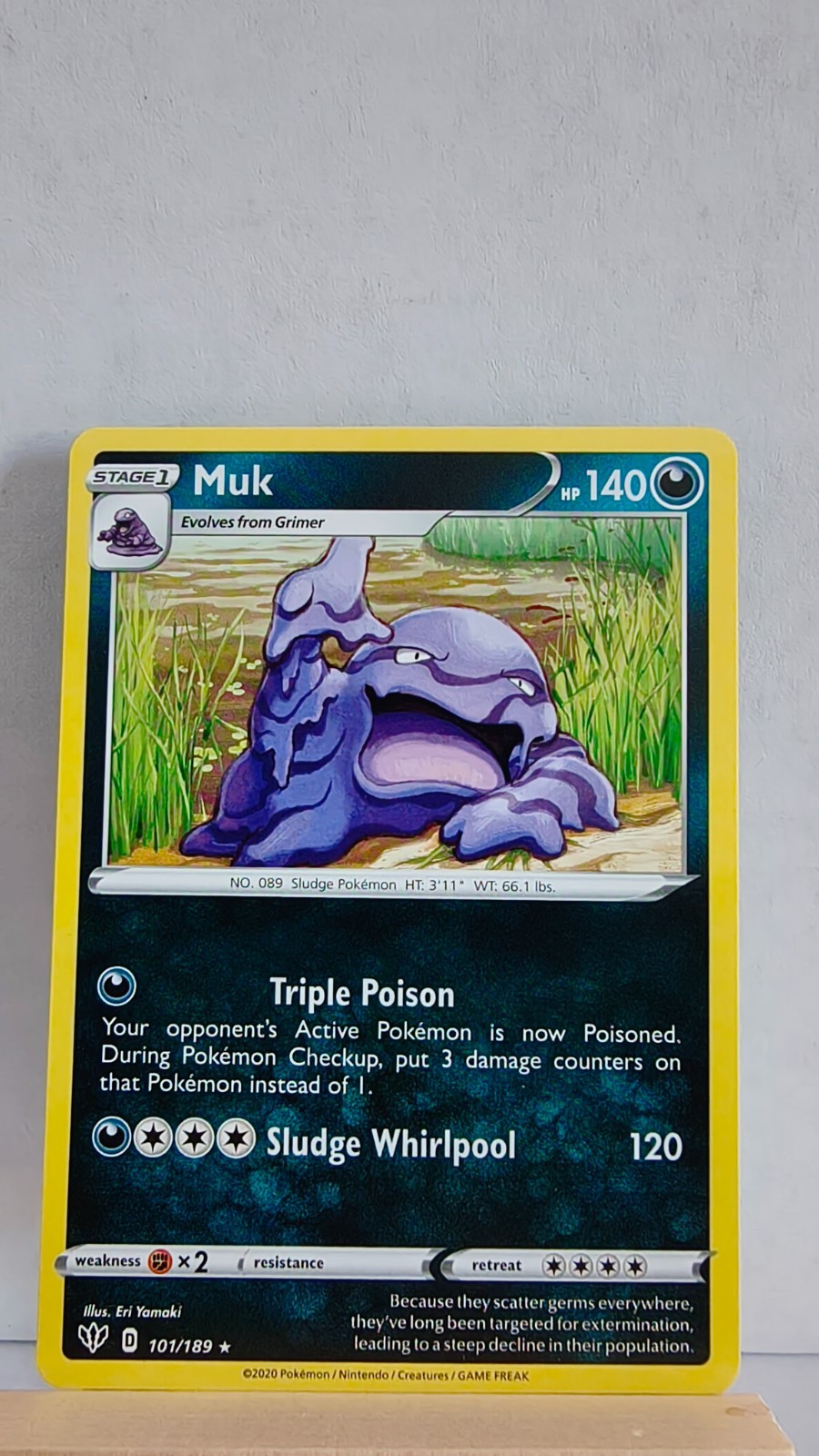 Muk [LP] - Pokemon TCG Darkness Ablaze 101/189 [Rare]