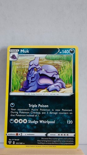 Muk [LP] - Pokemon TCG Darkness Ablaze 101/189 [Rare]