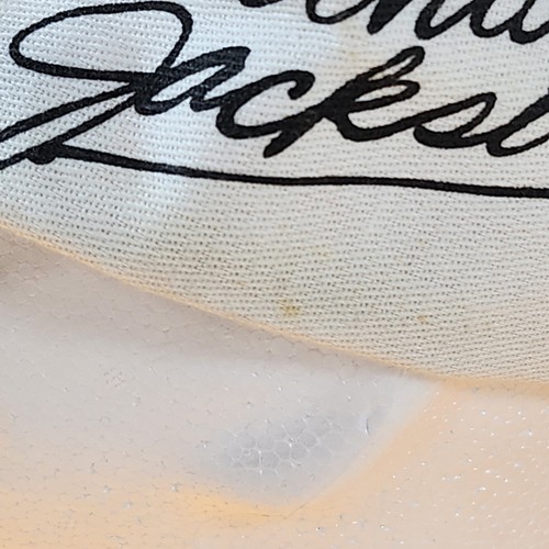Michael Jackson Painters Cap Script Signature Vintage Stretch Fit Hat USA Made - Picture 6 of 11