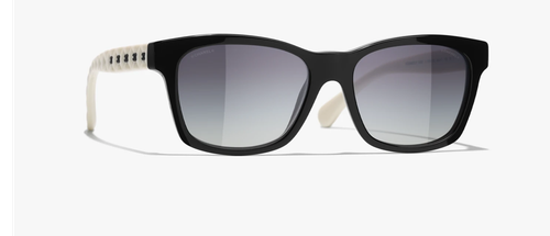 NEW | 5484 | 5484 1656S6 | BLACK - WHITE TEMPLES | GRADIENT GRAY