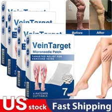 20 Pcs Vein Target Microneedle Patch Advanced Legs Varicose Veins Treatment