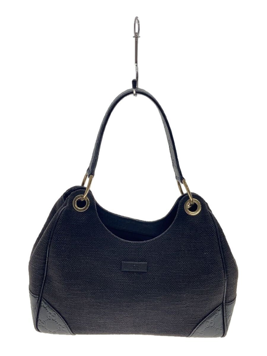 RARE GUCCI GUCCI Shoulder bag Leather BLK Total pattern RARE GUCCI GUCCI Shoulder bag Leather BLK Total pattern