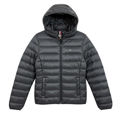 Tommy Jeans leichte Damen Daunenjacke QUILTED ZIP Jacket schwarz DW0DW06748 G...
