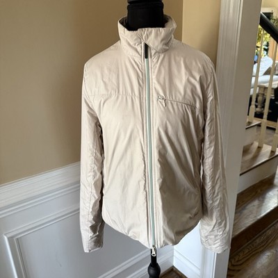 Merrell Womens Puffy Jacket Size M Medium Primaloft off white Beige