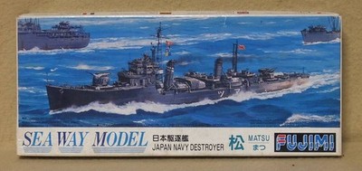Fujimi Japanese Destroyer Matsu ''Matsu'' [Sea Way el No. 3] 1/700 Scale
