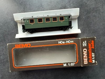 Bemo 3014 Personenwagen KBI in grün 2. Klasse Spur H0e in OVP neuwertig