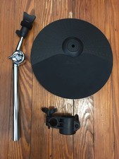 10" Alesis Cymbal Used Single Zone w/Short Arm, 1.5" Clamp  Cable Drum E-Drum