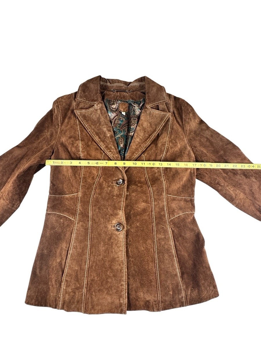 【ユーロヴィンテージ】80s スウェードジャケット Vintage 80's Authentic Wilsons Leather & Suede Jacket US Women's
