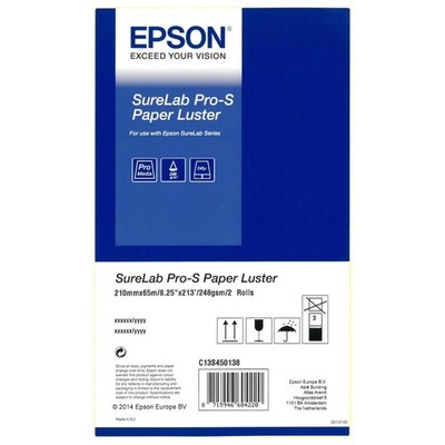 Epson Pro Paper 210mmx65m Lustre 2 Rollen für Epson SL-D700 C13S450138BP