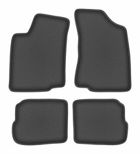 Velours-Fußmatten VW Passat B4 1993-1997 Kombi/Limousine 4-tlg Schwarz DURBAN