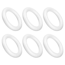 6 Pcs DIY Foam Craft Foam Circle Rings DIY Foam Wreath Craft Painting Circles