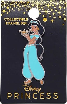#ad Enamel Pin Disney Princess Jasmine Embossed Lapel Pin Badge Trading NEW $14.95