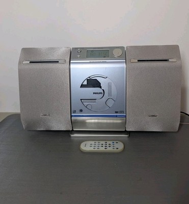 Philips Radio CD USB Micro Stereo System MCM275 MCM2745 Speakers & Remote Tested
