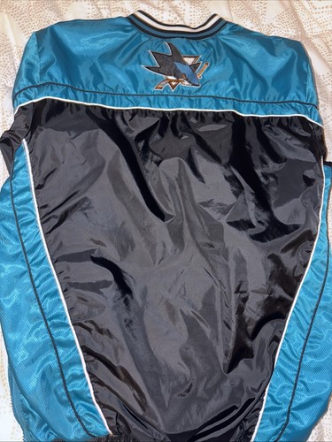 Vintage San Jose Sharks G-III Windbreaker Jacket Size Small - Bild 5 von 6