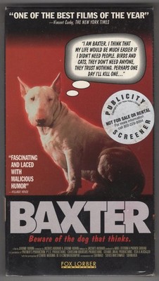 Baxter (Factory Sealed Horror VHS Screener) Intelligent Killer Dog