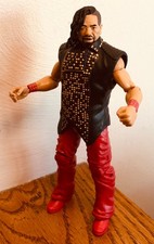 SHINSUKE NAKAMURA nice WWE wrestling lot ELITE FIGURE w/ SHIRT ACCESSORY mattel