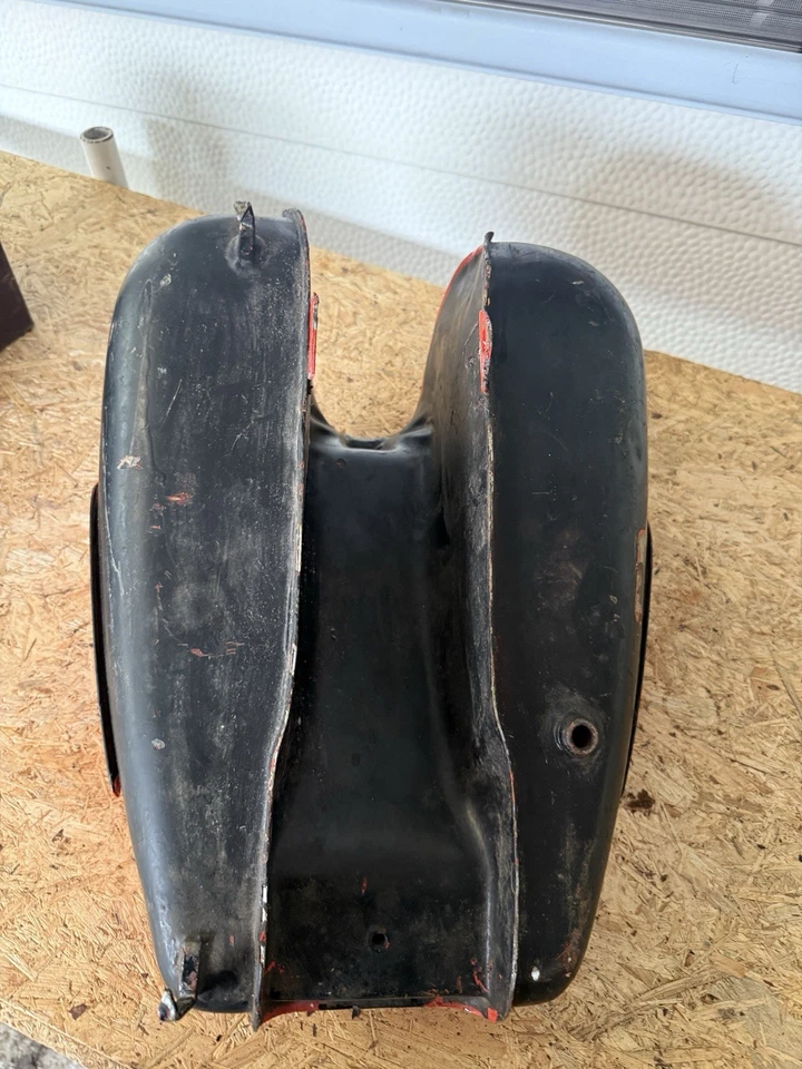 NSU Fox Tank Benzintank Oldtimer Motorrad rostfrei originale Substanz Rarität - Bild 4 von 4