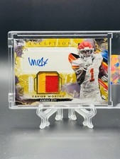 2024 Topps Inception Xavier Worthy RC Rookie Patch Auto RPA /25