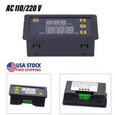 AC 220V Timer Switch Cycling Module Digital Display Time Delay Relay Timing Led